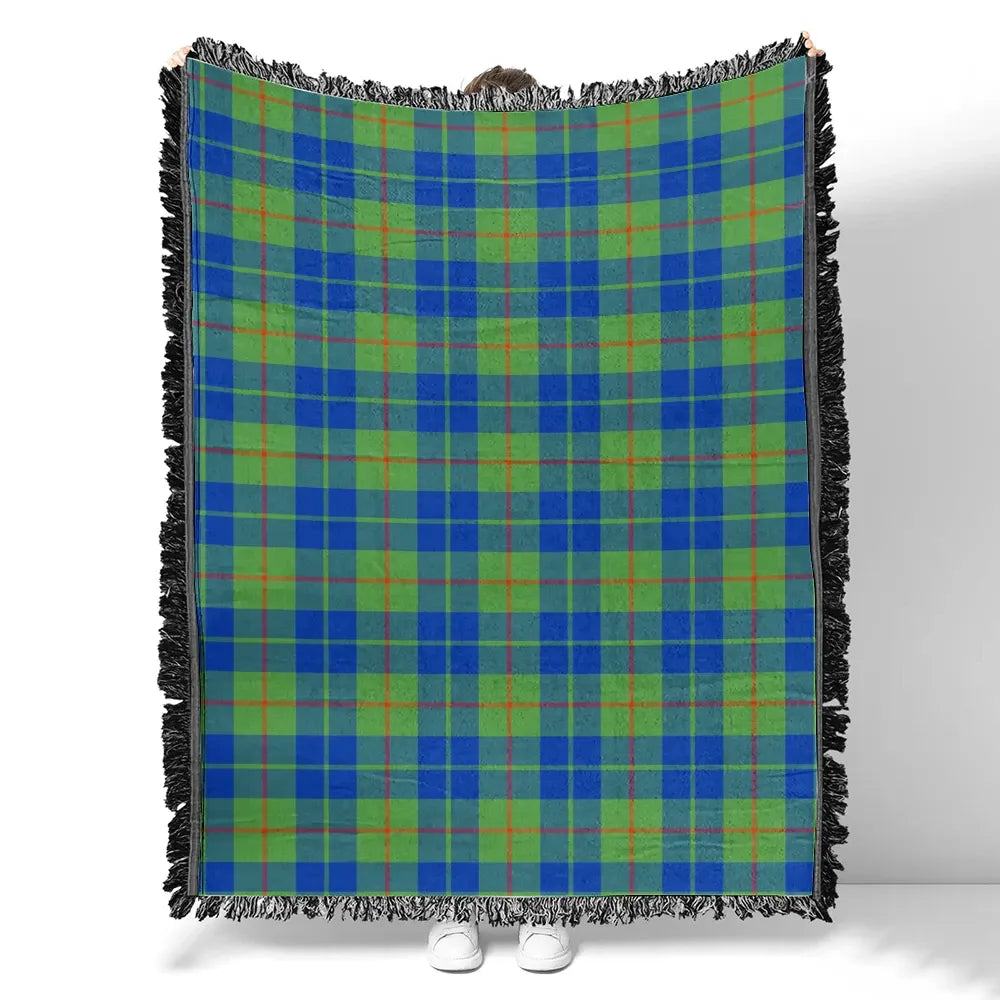 Scottish Tartan Barclay Hunting Ancient Clan Woven Blanket Plaid Style