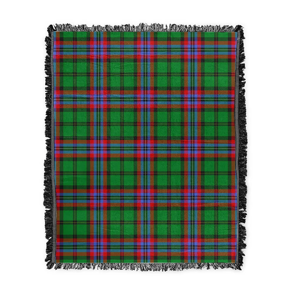 Scottish Tartan McGeachie Clan Woven Blanket Plaid Style