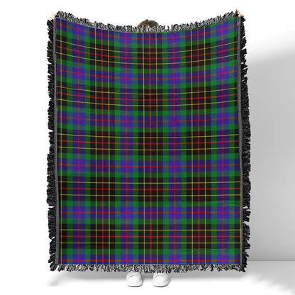 Scottish Tartan Brodie Hunting Modern Clan Woven Blanket Plaid Style