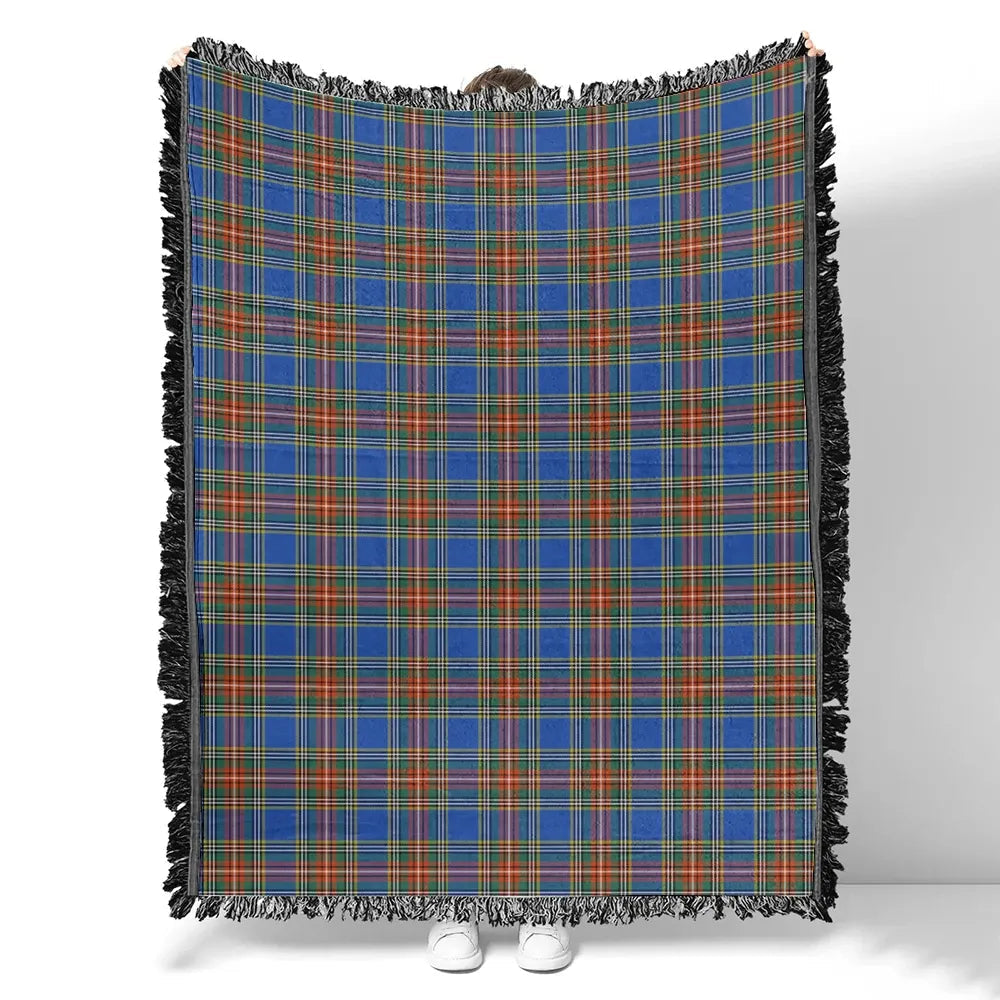 Scottish Tartan MacBeth Ancient Clan Woven Blanket Plaid Style