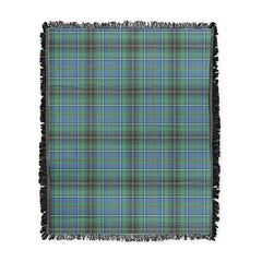 Scottish Tartan MacInnes Ancient Clan Woven Blanket Plaid Style