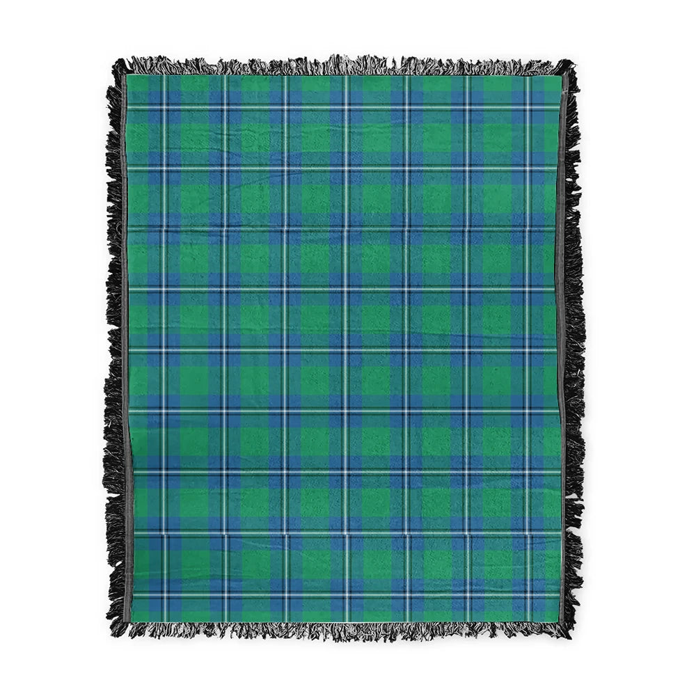 Scottish Tartan Irvine Ancient Clan Woven Blanket Plaid Style