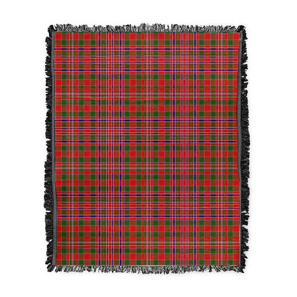 Scottish Tartan MacAlister Modern Clan Woven Blanket Plaid Style