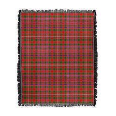 Scottish Tartan MacAlister Modern Clan Woven Blanket Plaid Style