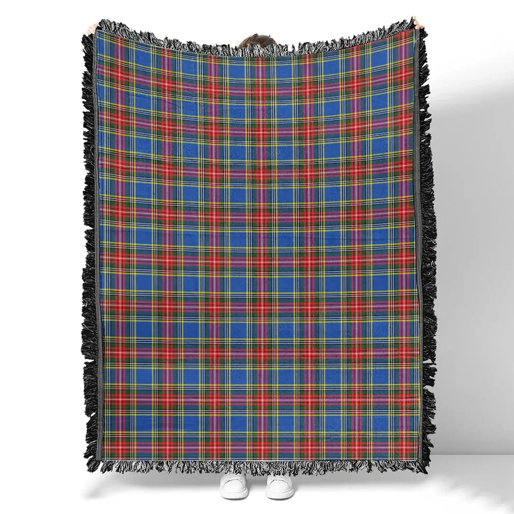 Scottish Tartan MacBeth Modern Clan Woven Blanket Plaid Style