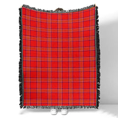 Scottish Tartan Burnett Modern Clan Woven Blanket Plaid Style