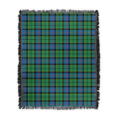 Scottish Tartan Forsyth Ancient Clan Woven Blanket Plaid Style
