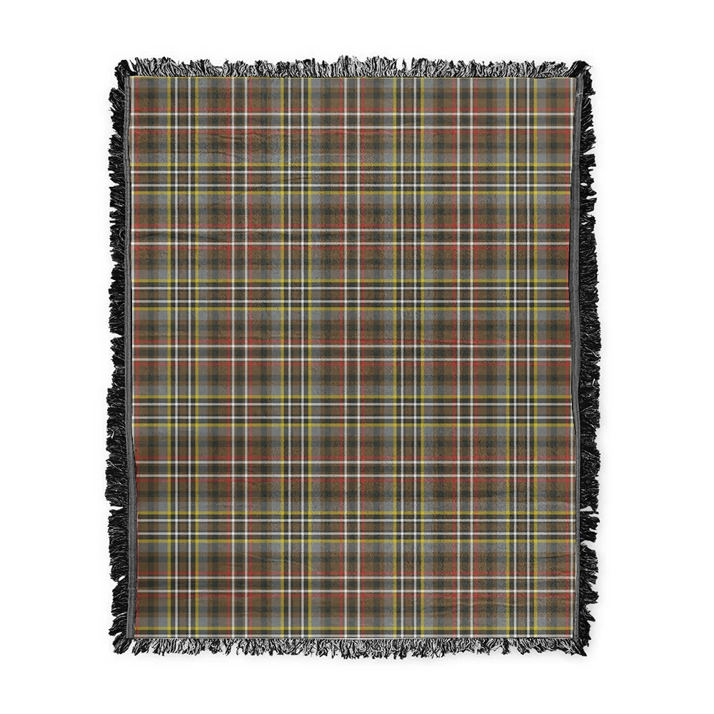 Scottish Tartan Scott Green Weathered Clan Woven Blanket Plaid Style