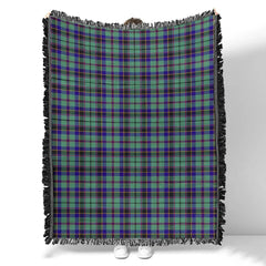 Scottish Tartan Stevenson Clan Woven Blanket Plaid Style