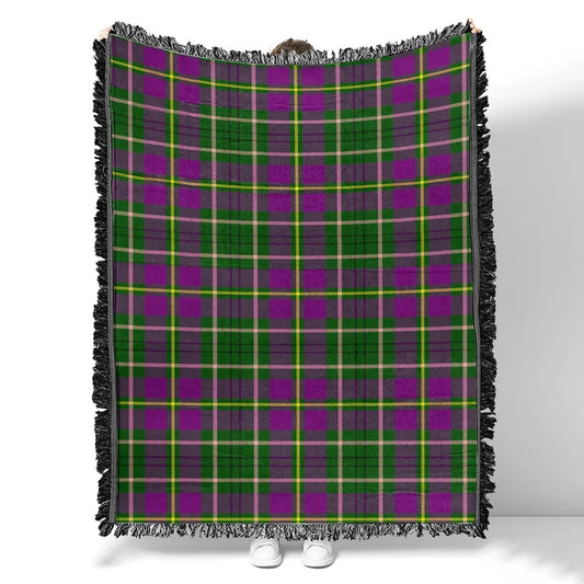 Scottish Tartan Taylor Clan Woven Blanket Plaid Style