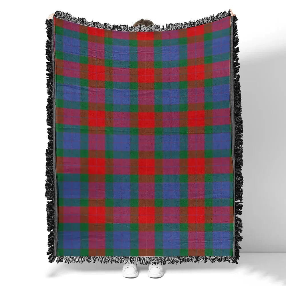 Scottish Tartan Mar Clan Woven Blanket Plaid Style