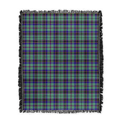 Scottish Tartan Stevenson Clan Woven Blanket Plaid Style