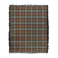 Scottish Tartan Fergusson Weathered Clan Woven Blanket Plaid Style