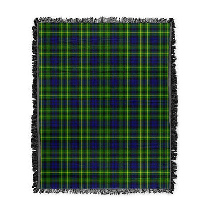 Scottish Tartan Campbell of Breadalbane Modern Clan Woven Blanket Plaid Style