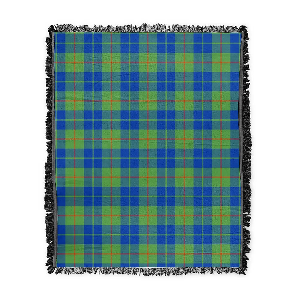 Scottish Tartan Barclay Hunting Ancient Clan Woven Blanket Plaid Style