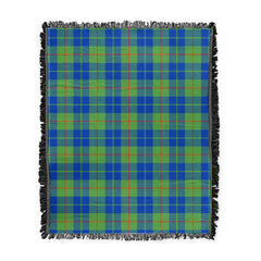 Scottish Tartan Barclay Hunting Ancient Clan Woven Blanket Plaid Style