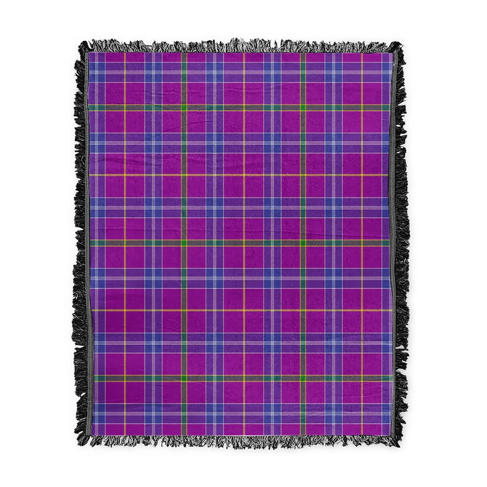 Scottish Tartan Jackson Clan Woven Blanket Plaid Style