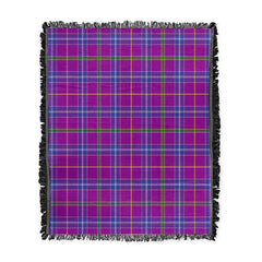 Scottish Tartan Jackson Clan Woven Blanket Plaid Style