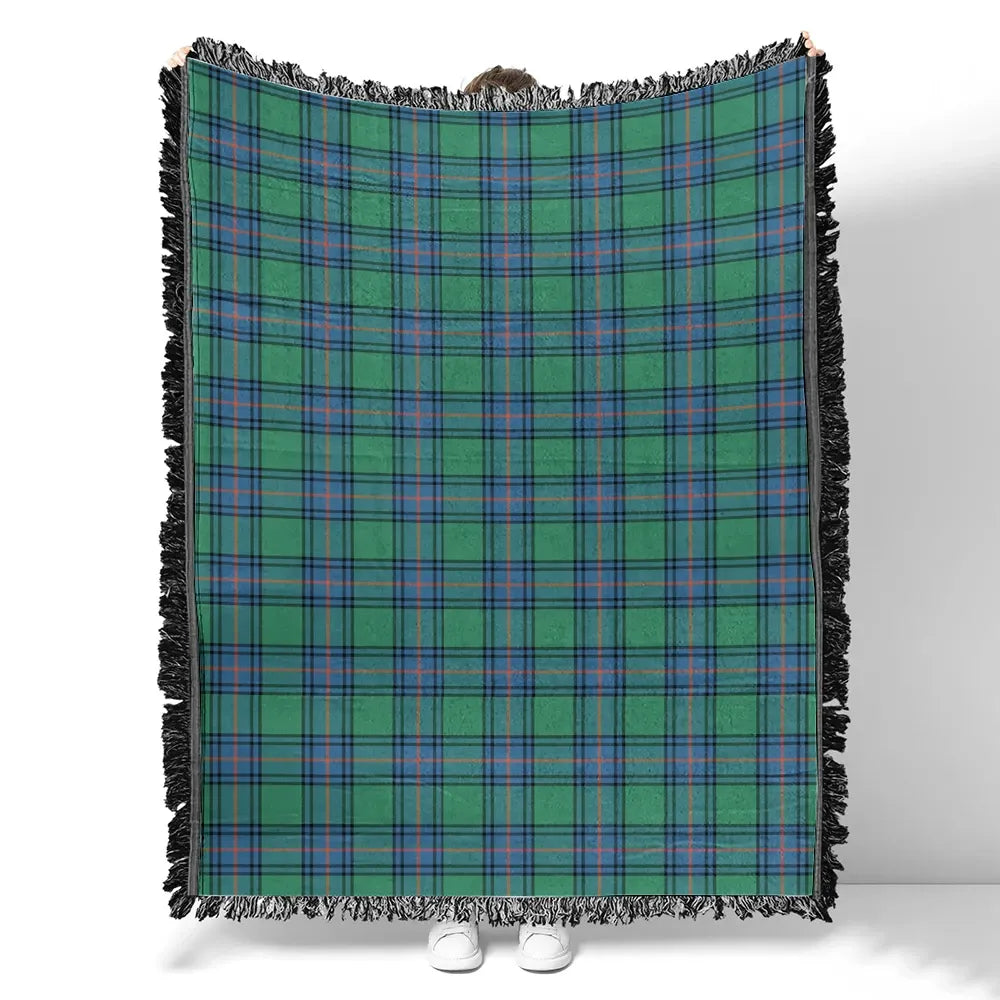 Scottish Tartan Shaw Ancient Clan Woven Blanket Plaid Style