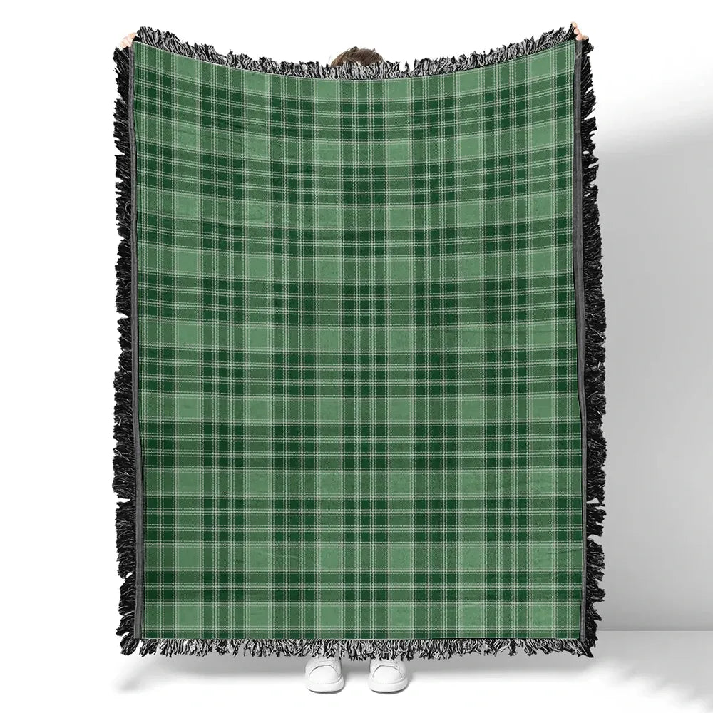 Scottish Tartan MacDonald Lord of the Isles Hunting Clan Woven Blanket Plaid Style