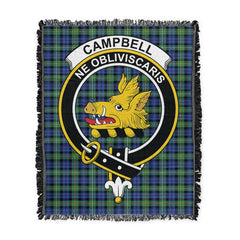 Scottish Tartan Campbell Argyll Ancient Clan Woven Blanket Crest Style