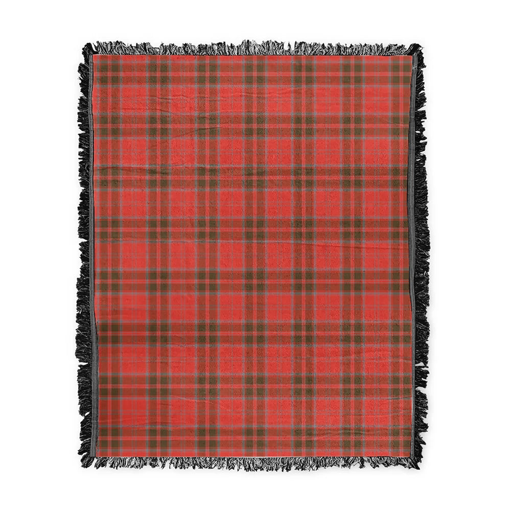 Scottish Tartan Grant Weathered Clan Woven Blanket Plaid Style