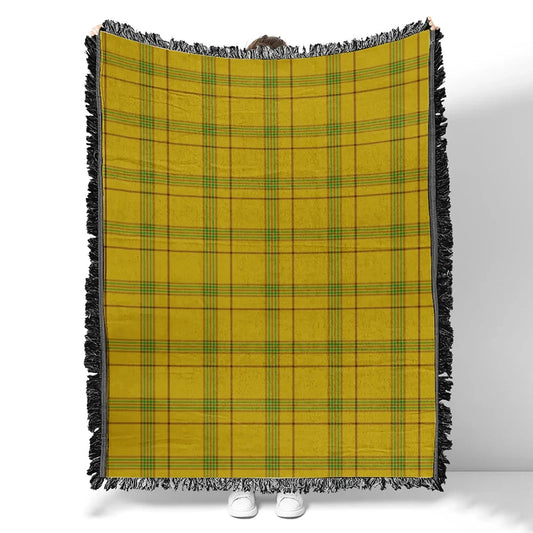 Scottish Tartan Houston Clan Woven Blanket Plaid Style