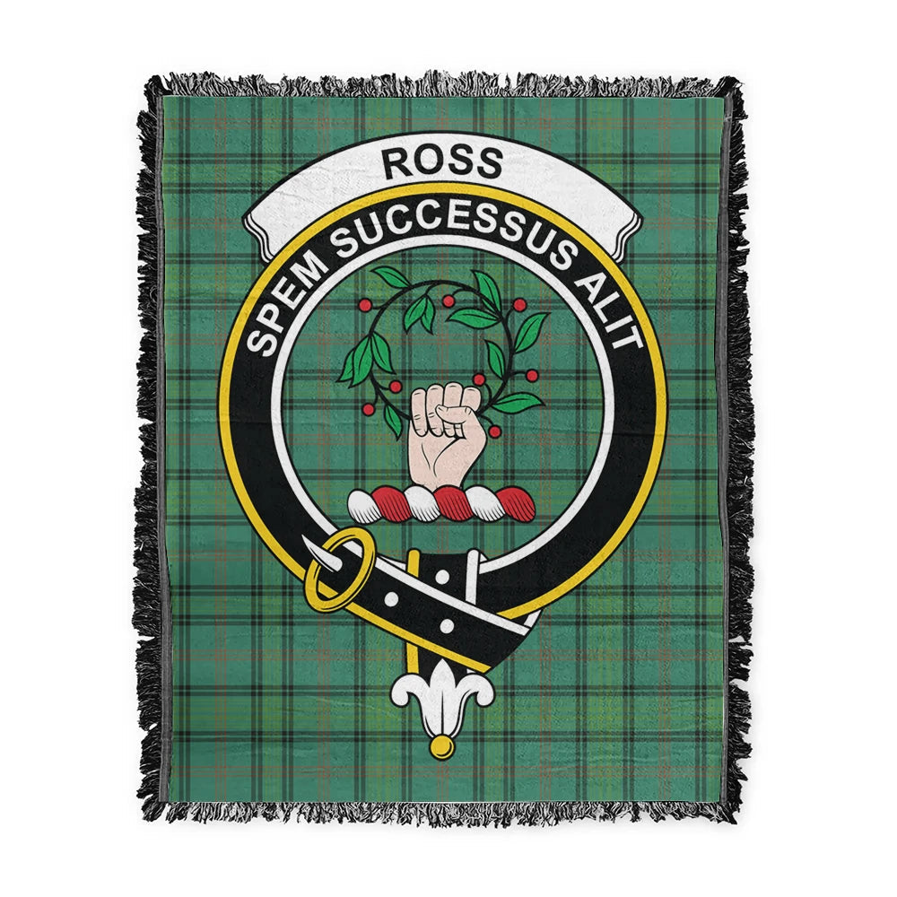 Scottish Tartan Ross Hunting Ancient Clan Woven Blanket Crest Style
