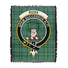 Scottish Tartan Ross Hunting Ancient Clan Woven Blanket Crest Style