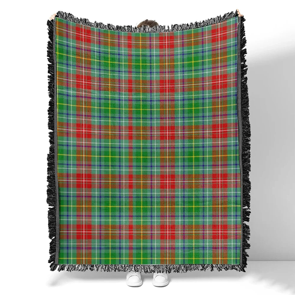 Scottish Tartan Muirhead Clan Woven Blanket Plaid Style