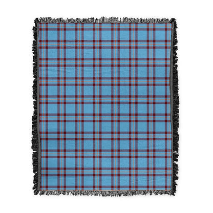 Scottish Tartan Elliot Ancient Clan Woven Blanket Plaid Style