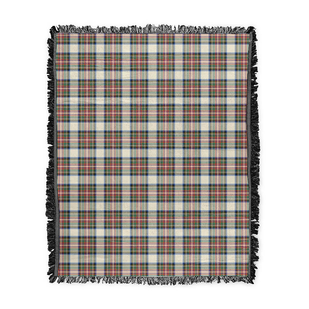Scottish Tartan Stewart Dress Ancient Clan Woven Blanket Plaid Style