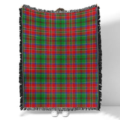 Scottish Tartan McCulloch Clan Woven Blanket Plaid Style