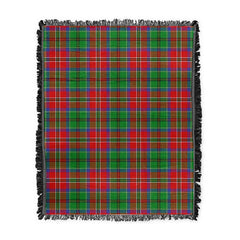Scottish Tartan McCulloch Clan Woven Blanket Plaid Style