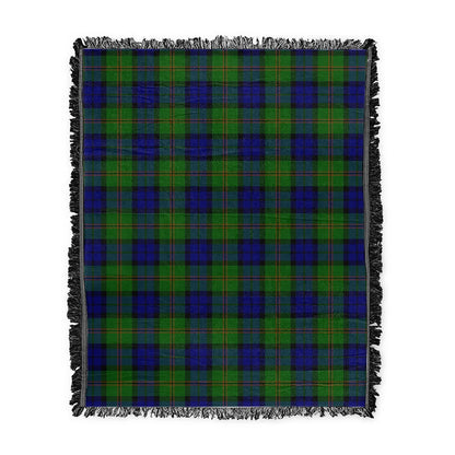 Scottish Tartan Dundas Modern Clan Woven Blanket Plaid Style