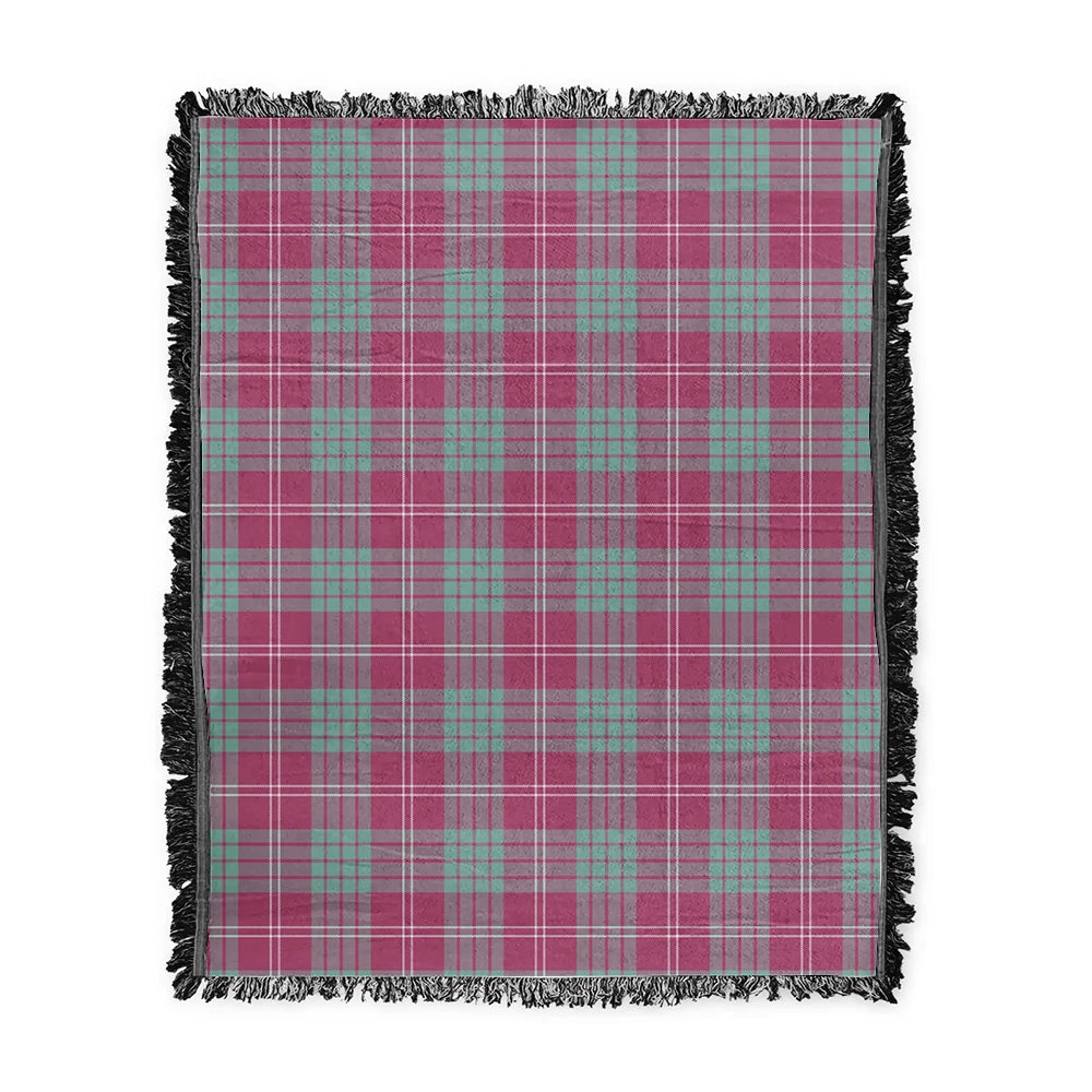 Scottish Tartan Crawford Ancient Clan Woven Blanket Plaid Style