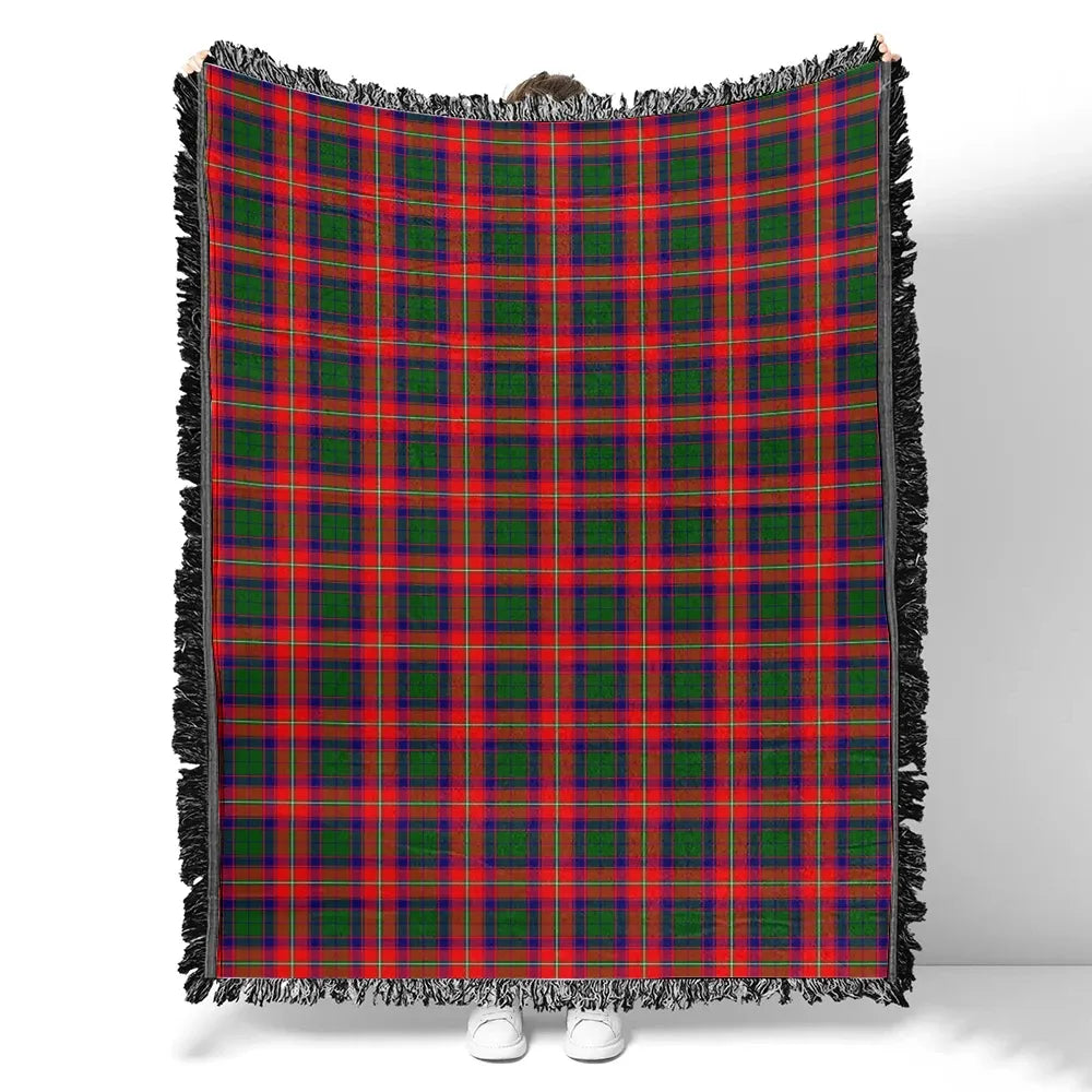 Scottish Tartan Roxburgh District Clan Woven Blanket Plaid Style
