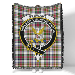 Scottish Tartan Stewart Dress Modern Clan Woven Blanket Crest Style