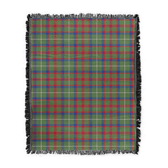 Scottish Tartan Shaw Green Modern Clan Woven Blanket Plaid Style