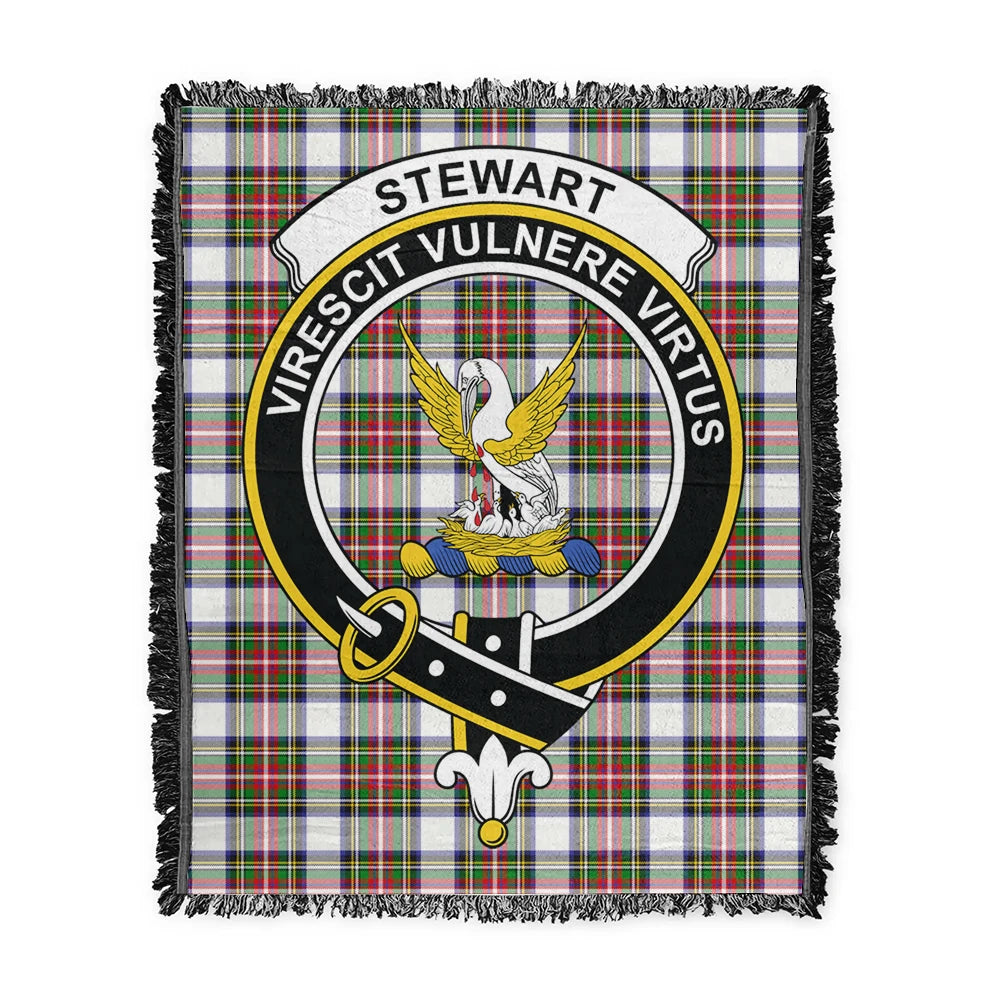 Scottish Tartan Stewart Dress Modern Clan Woven Blanket Crest Style