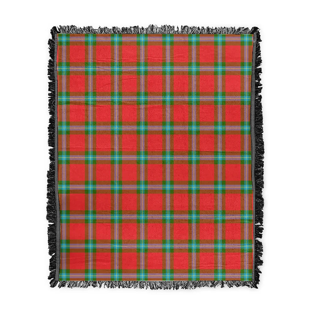 Scottish Tartan MacLaine of Loch Buie Clan Woven Blanket Plaid Style