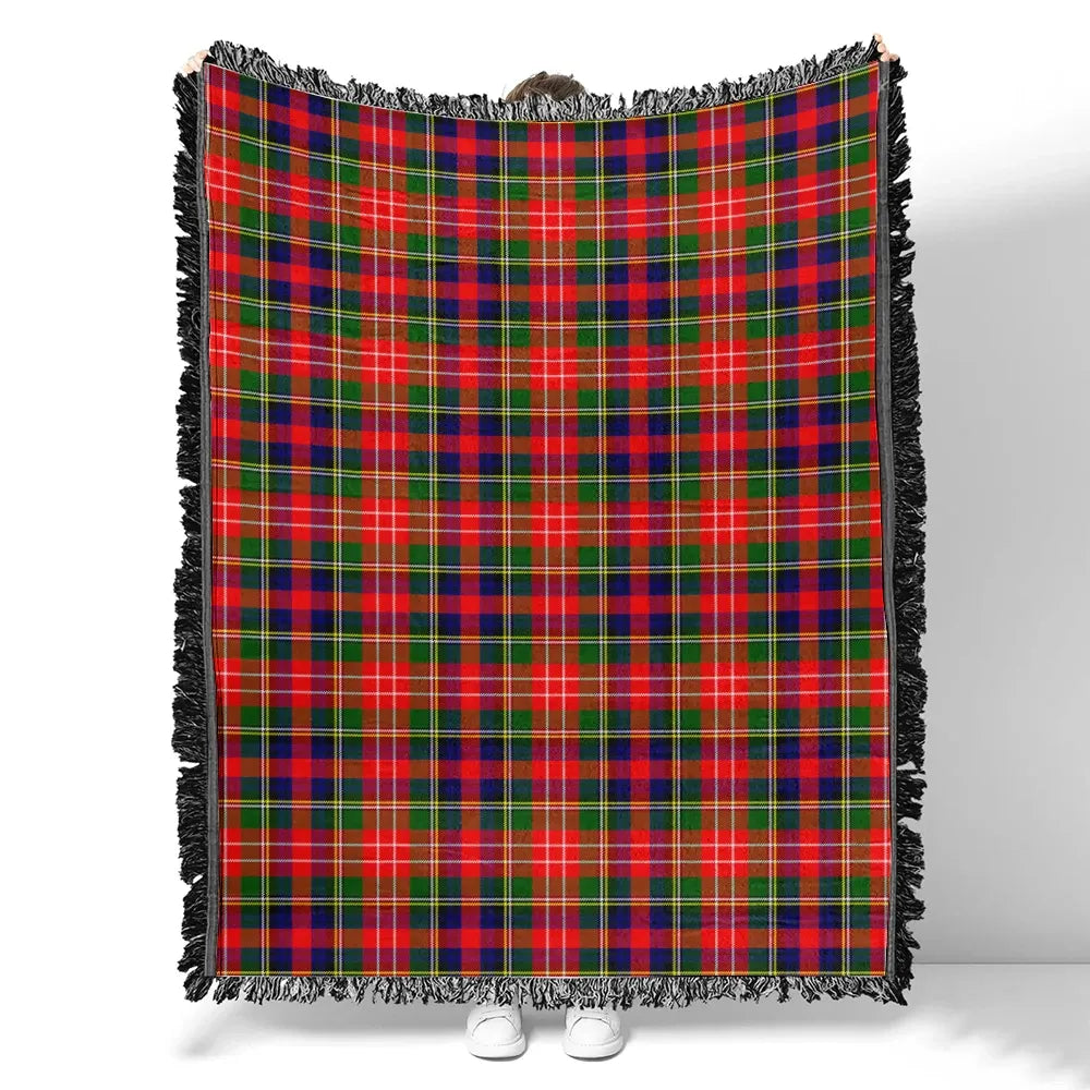 Scottish Tartan Christie Clan Woven Blanket Plaid Style