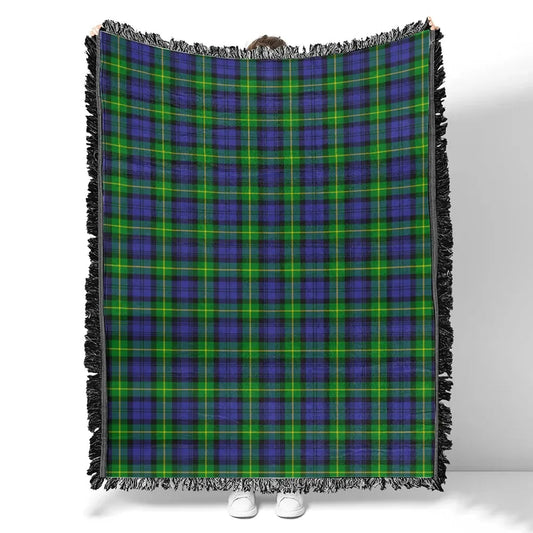 Scottish Tartan Gordon Modern Clan Woven Blanket Plaid Style