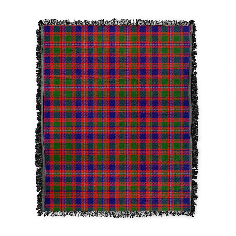 Scottish Tartan MacIntyre Modern Clan Woven Blanket Plaid Style
