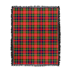 Scottish Tartan Christie Clan Woven Blanket Plaid Style