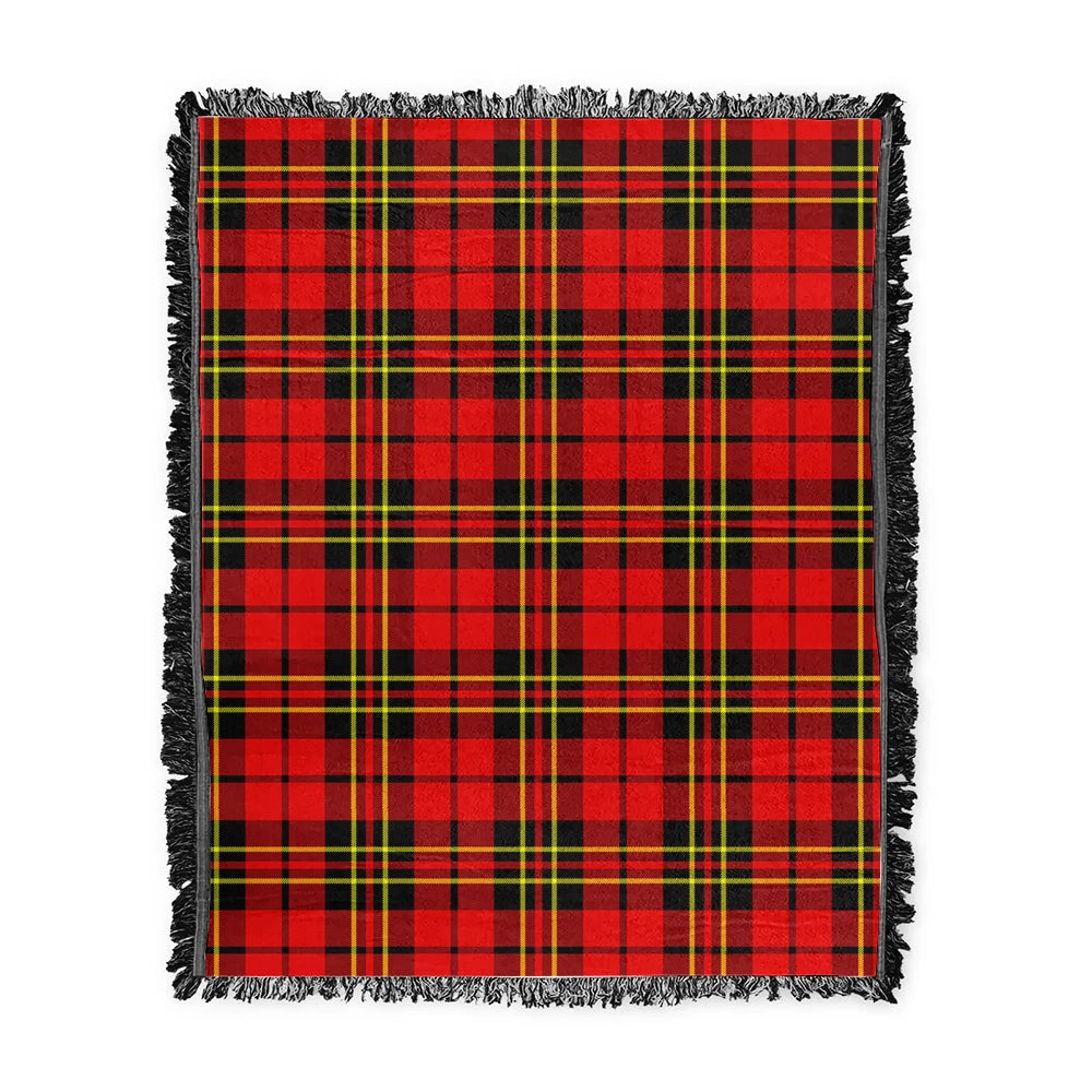 Scottish Tartan Brodie Modern Clan Woven Blanket Plaid Style