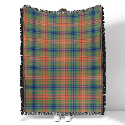 Scottish Tartan Wilson Ancient Clan Woven Blanket Plaid Style