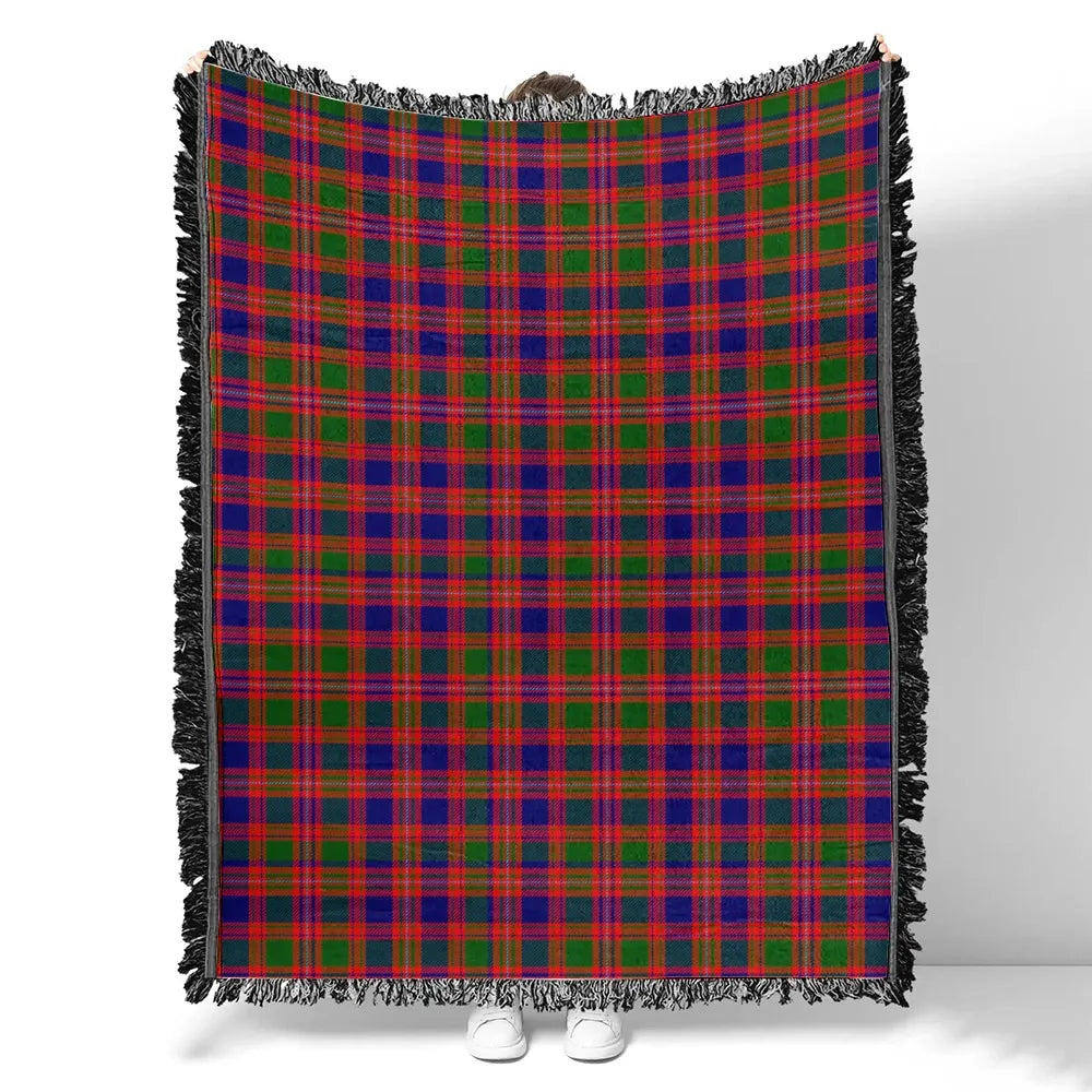 Scottish Tartan MacIntyre Modern Clan Woven Blanket Plaid Style