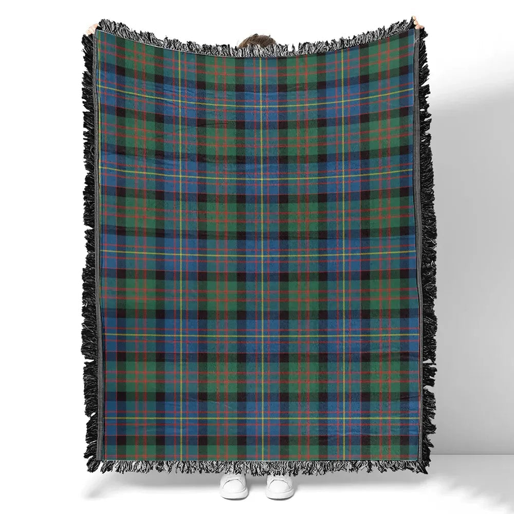 Scottish Tartan Cameron of Erracht Ancient Clan Woven Blanket Plaid Style