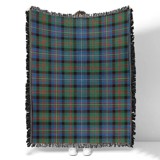 Scottish Tartan Cameron of Erracht Ancient Clan Woven Blanket Plaid Style